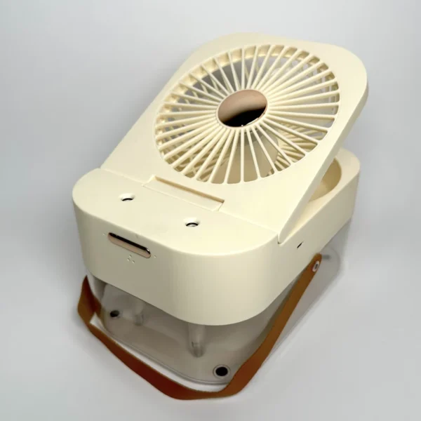 پنکه رومیزی مدل Dual Spray-رنگ:کرمی