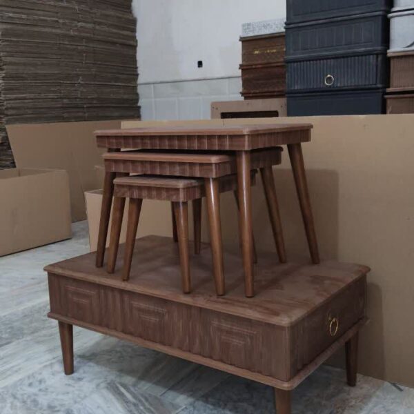 میز عسلی ارغوان 4عددی